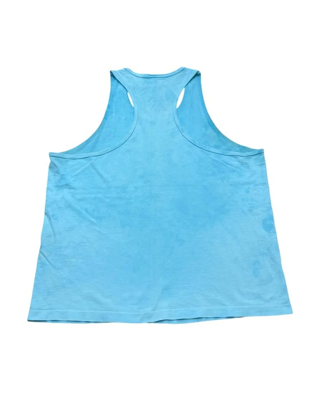 Vintage 1990s Panama Jack Tank Top Tropical Graphic Single Stitch Blue USA - Picture 5 of 5
